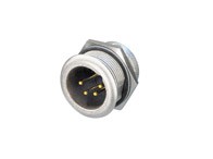 Male device connectors IP 65 shieldable