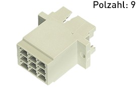 Male multipoint connectors for crimp contacts