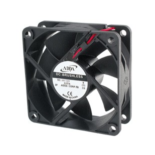 ADDA 12V DC-FAN 70x70x25 56 m³/h IP55