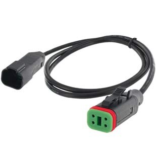 EVG DT04/DT06 PVC-CABLE 1500MM MALE/FEMALE