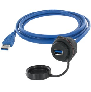 EVG USB-A 3.0 FEMALE-M30 1.0m CONNECTING CABLE