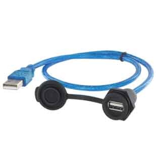 EVG USB 2.0-A BUCHSE/STECKER M16-VERBINDUNGSLTG. 0,5M