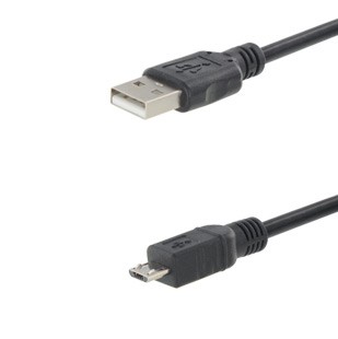 EVG USB 2.0 CONNECTION CABLE 1.0m A/MICRO-B