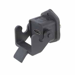 EVG USB 3.1-C BUCHSE HAN 3A ADAPTER SCHWARZ