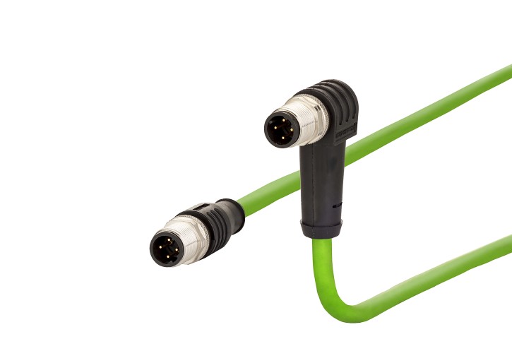 METZ CONNECT M12 D LEITUNG 10m KABELSTECKER-WINKELSTECK.