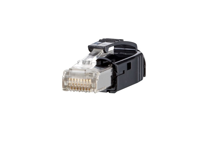 METZ CONNECT RJ45 PLUG CAT.6A MIT TÜLLE SCHWARZ