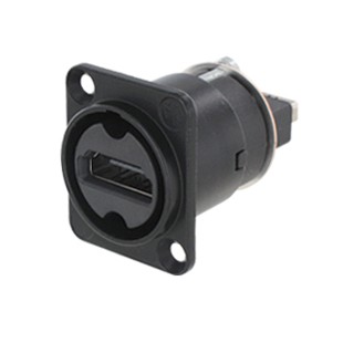 Neutrik CONNECTOR SOCKET BLACK WITH HDMI ADAPTER