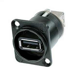 Neutrik CONNECTOR SOCKET WITH ADAPTER USB-A/USB-B