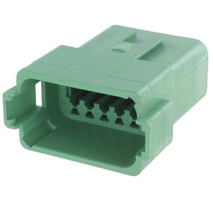 TE Connectivity DT PIN HOUSING GREEN C-CODED