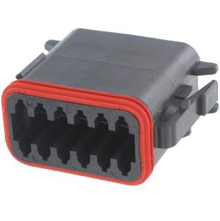 TE Connectivity DT SOCKET HOUSING BLACK B-CODED