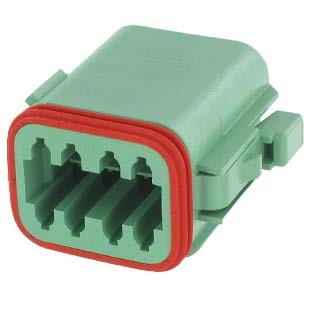 TE Connectivity DT SOCKET HOUSING GREEN C-CODED