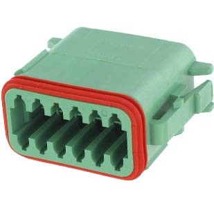 TE Connectivity DT SOCKET HOUSING GREEN C-CODED