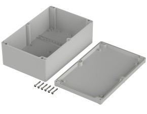 BOPLA INDUSTRIEGEHÄUSE RAL 7035 ABS 250 X 160 X 92