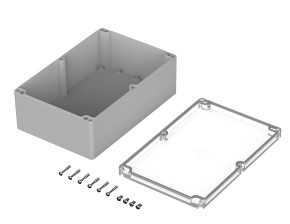 BOPLA INDUSTRIEGEHÄUSE RAL 7035 PC 240,3 X 160,3 X 90