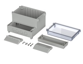 BOPLA REGLERGEHÄUSE RAL 7035 ABS 166 X 161 X 121