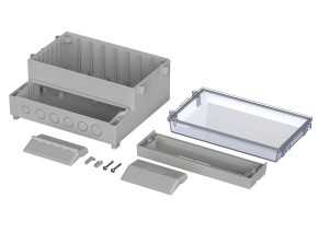 BOPLA REGLERGEHÄUSE RAL 7035 ABS 213 X 185 X 104,5