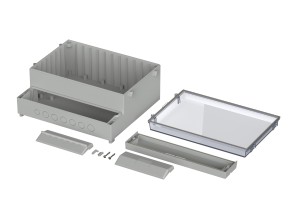 BOPLA REGLERGEHÄUSE RAL 7035 ABS 296 X 261 X 132,5