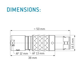 ODU KABELSTECKER SERIE L/ GR. 2