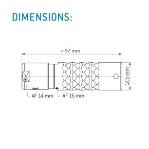 ODU KUPPLUNGSDO. SERIE L GR.3 IP50 F. AD9 - 10,2 MM