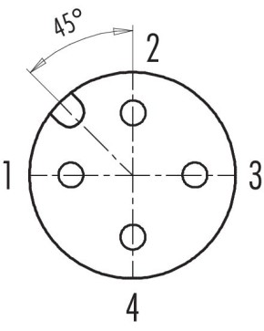 binder M12-B KABELDOSE