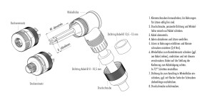 binder M12-L WINKELDOSE IP67, 8-13mm