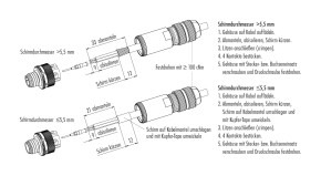 binder M12 D KABELSTECKER CRIMP 5-8MM AUSSENDURCHMESSER