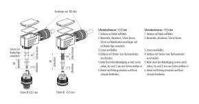 binder M12 D WINKELSTECKER 5-8MM SCHRAUBKLEMM.+ IRISFEDER