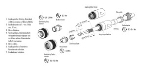 binder M9 IP67 KABELSTECKER EMV FÜR 3,5-5MM