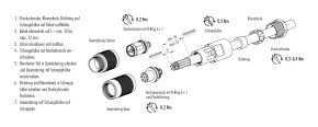 binder M9 IP67 KABELSTECKER FÜR 3,5-5MM