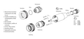 binder SERIE 694 KABELSTECKER FÜR 10-12MM